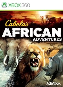 Cabela's African Adventures box art for Xbox 360